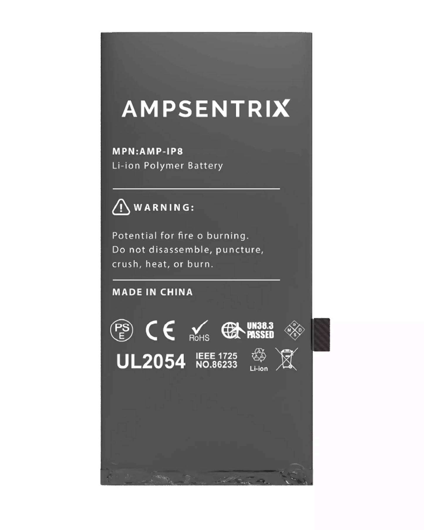 Bateria AmpSentrix Basic Cap. Extendida iPhone 8