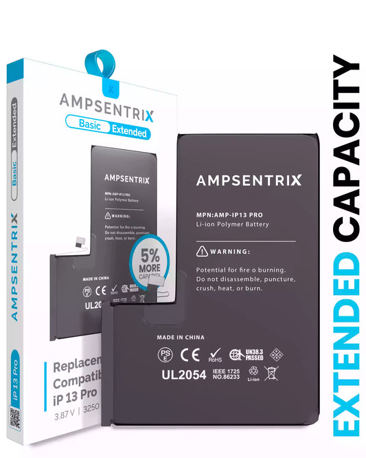Bateria AmpSentrix Basic Cap. Extendida iPhone 13 Pro