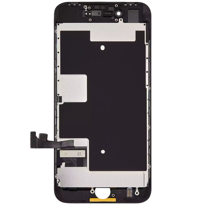 LCD Assembly With Steel Plate For iPhone 8 / SE (2020 / 2022) (Aftermarket Pro: XO7 Incell) (Black)