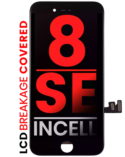 LCD Assembly With Steel Plate For iPhone 8 / SE (2020 / 2022) (Aftermarket Pro: XO7 Incell) (Black)