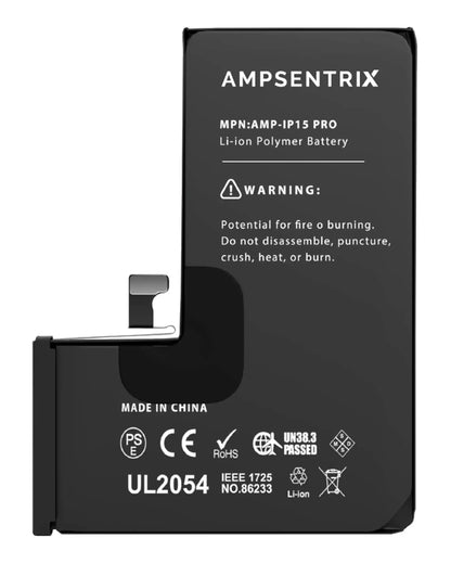 Bateria AmpSentrix Plus iPhone 15 Pro