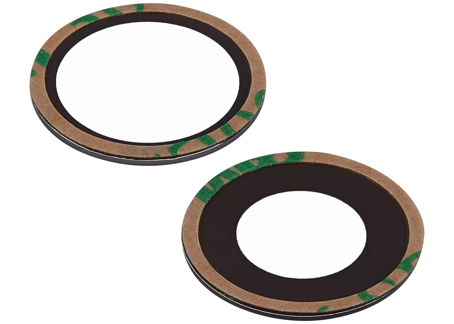 Lente de cámara trasera (solo cristal) con adhesivo para iPhone 16/16 Plus (juego de 2 piezas) (Premium) 100% Zafiro