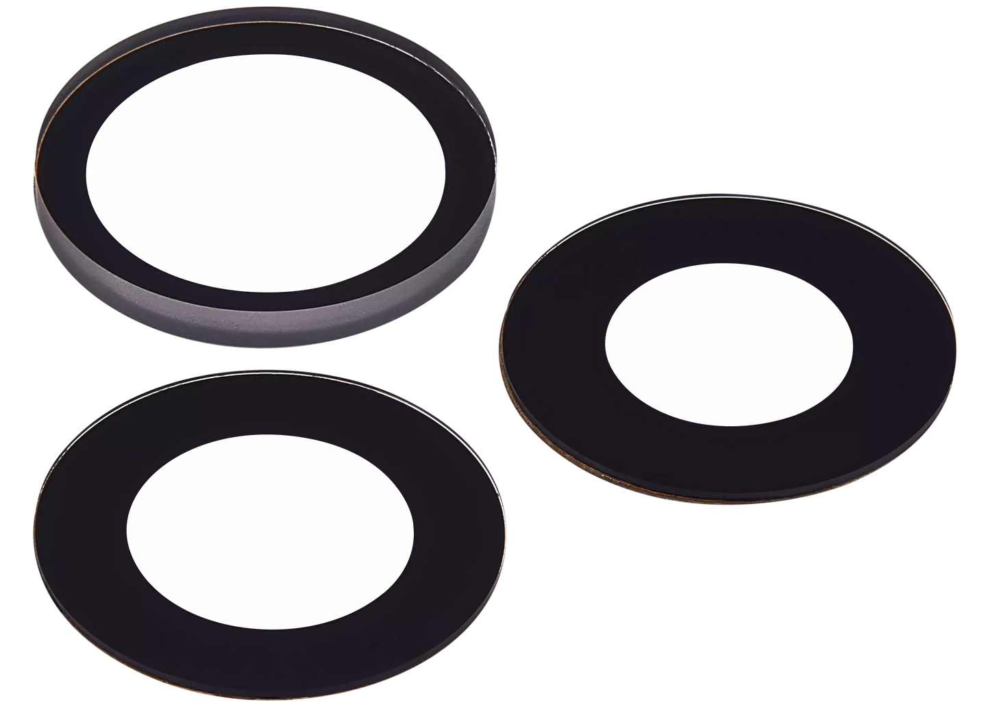 Lente de cámara trasera (solo cristal) con adhesivo para iPhone 16 Pro / 16 Pro Max (juego de 3 piezas) (Premium) 100% Zafiro