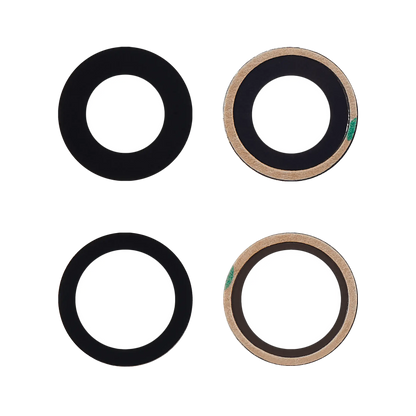 Lente de cámara trasera (solo cristal) con adhesivo para iPhone 12/12 Mini (juego de 2 piezas) (Premium) 100% Zafiro