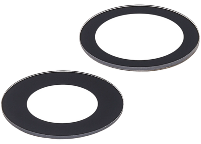 Lente de cámara trasera (solo cristal) con adhesivo para iPhone 12/12 Mini (juego de 2 piezas) (Premium) 100% Zafiro