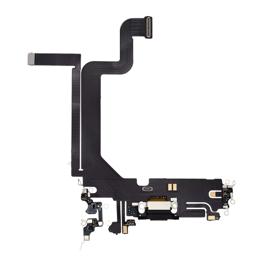 Centro de carga para iPhone 14 Pro Max (Aftermarket Plus) (Negro espacial)