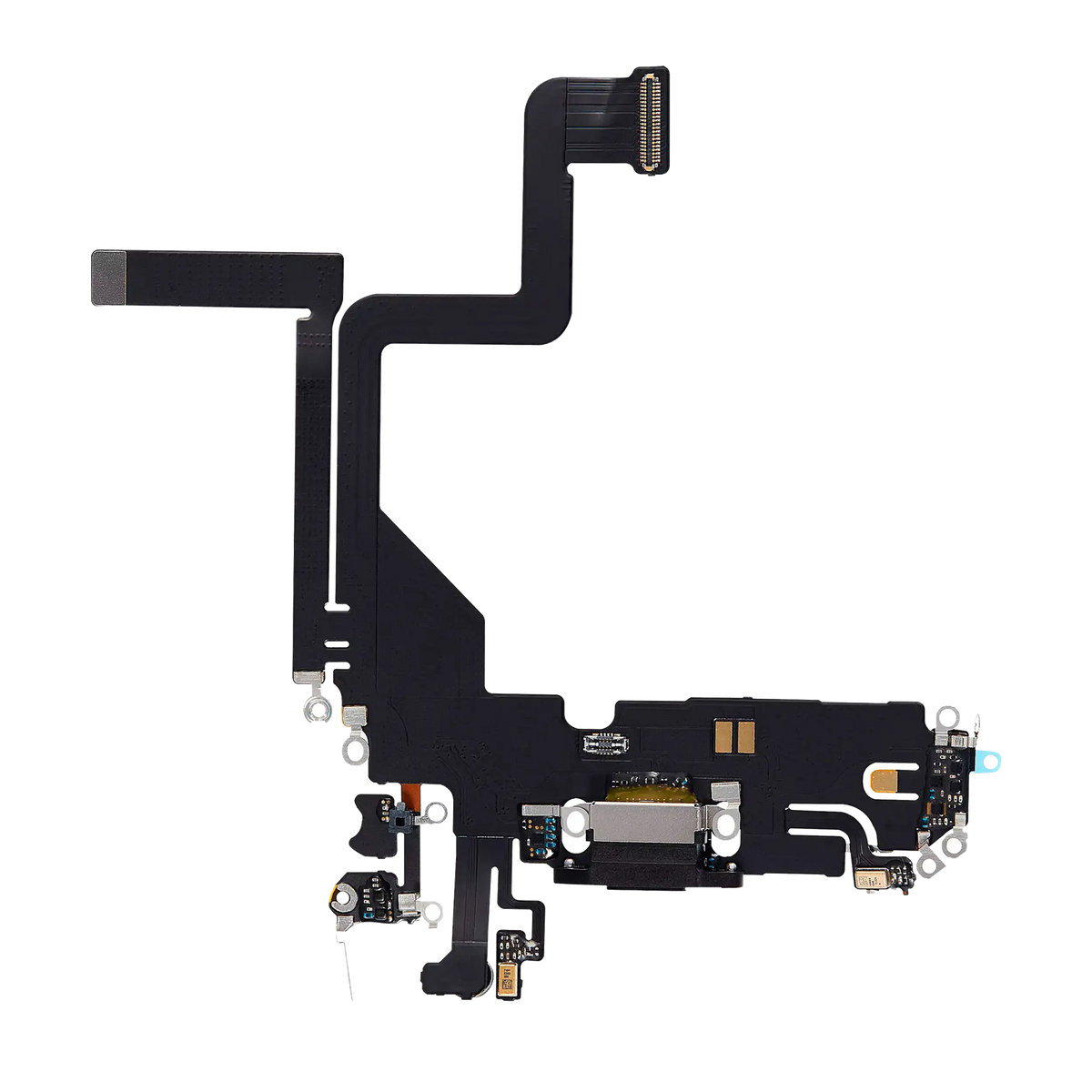 Centro de carga para iPhone 14 Pro (Aftermarket Plus) (Negro espacial)