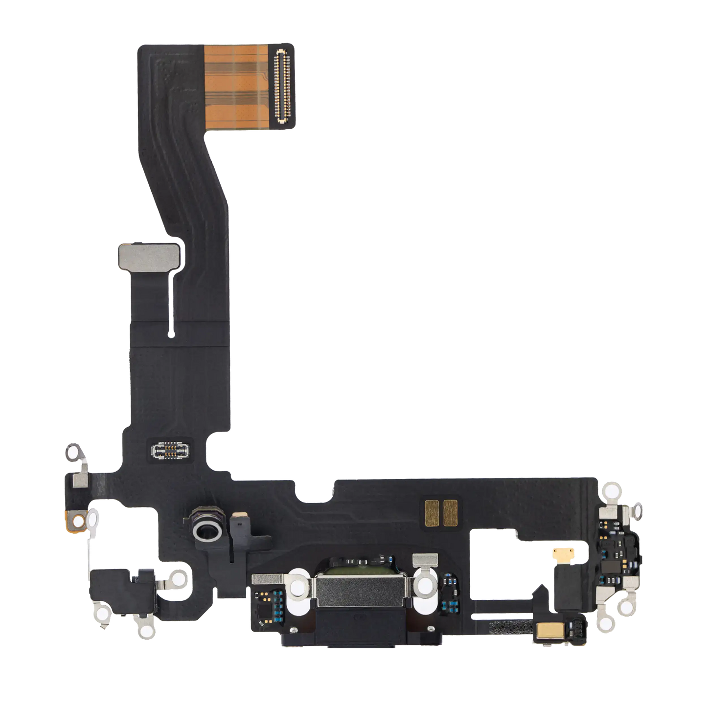 Cable flexible del puerto de carga para iPhone 12 / 12 Pro (usado, original) (Grafito)