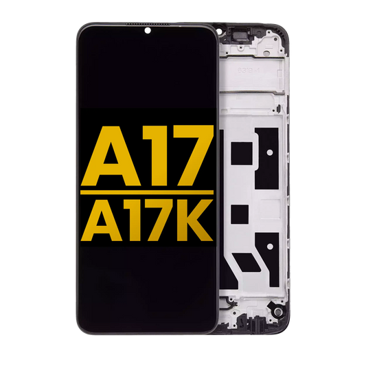 Pantalla LCD con marco para OPPO A17 / A17K (reacondicionada) (todos los colores)