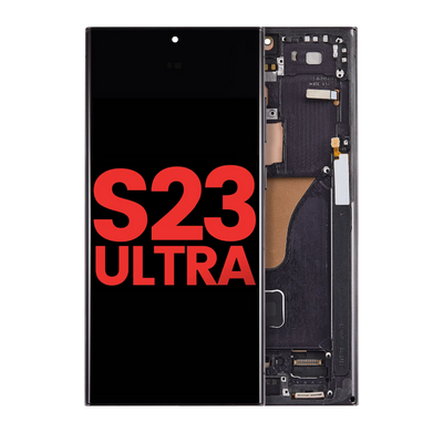 Pantalla Samsung S23 Ultra Oled Con Marco Negro 120hz (Am Plus)