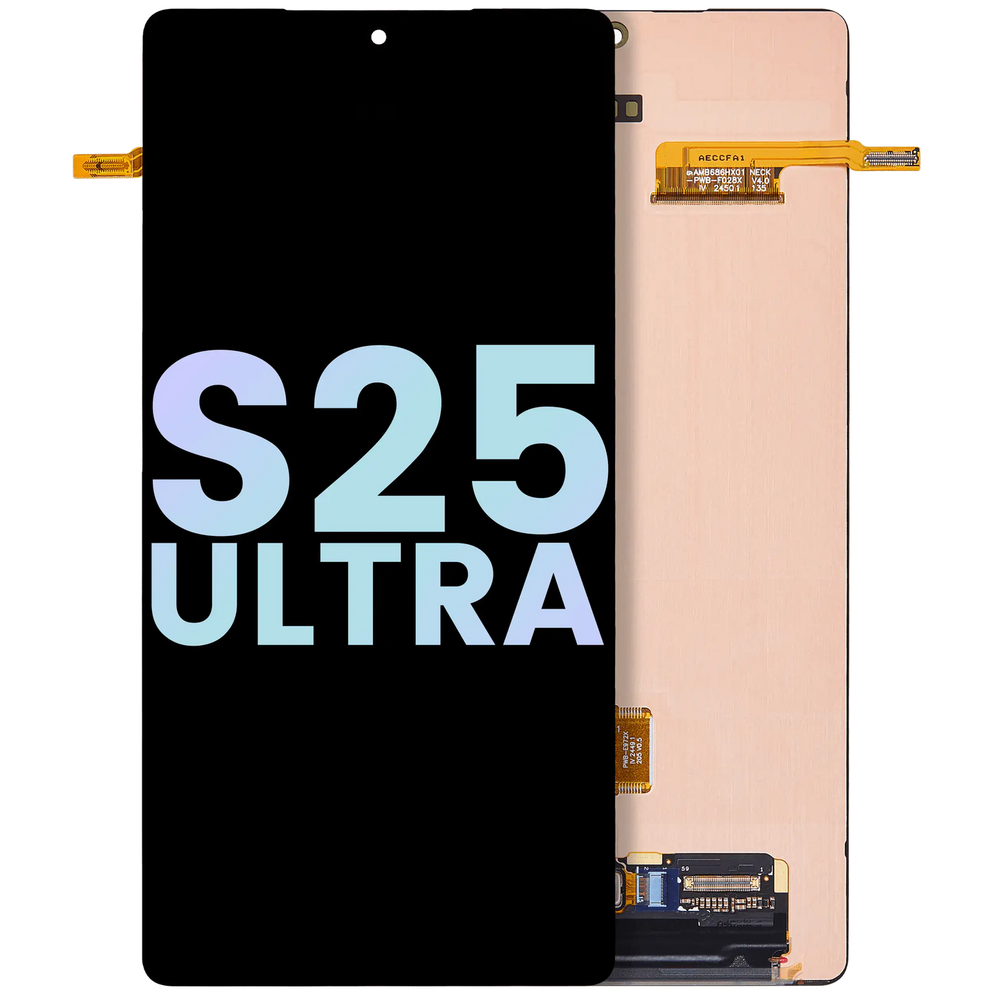 OLED Assembly Without Frame For Samsung Galaxy S25 Ultra 5G (US & International) (Service Pack) (All Colors)