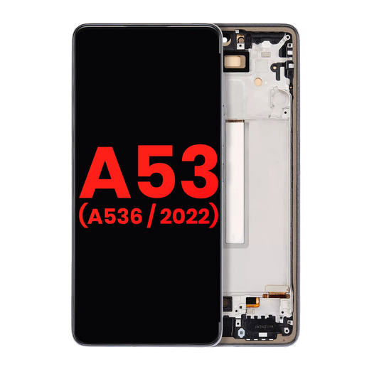 Pantalla Samsung A53 5G Oled Con Marco Negro (6.46) (Am Plus)