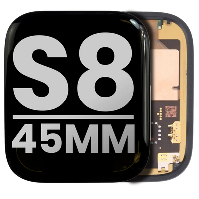 OLED Assembly With Bracket Compatible For Watch Series 8 (45MM) ( Used OEM Pull: Grade A)