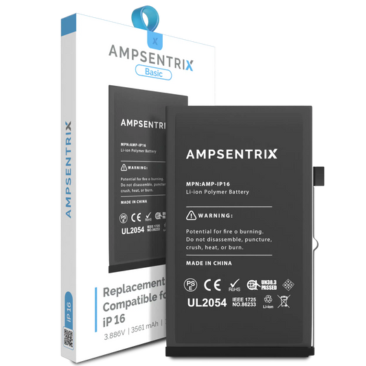 Bateria Ampsentix Basic iPhone 16