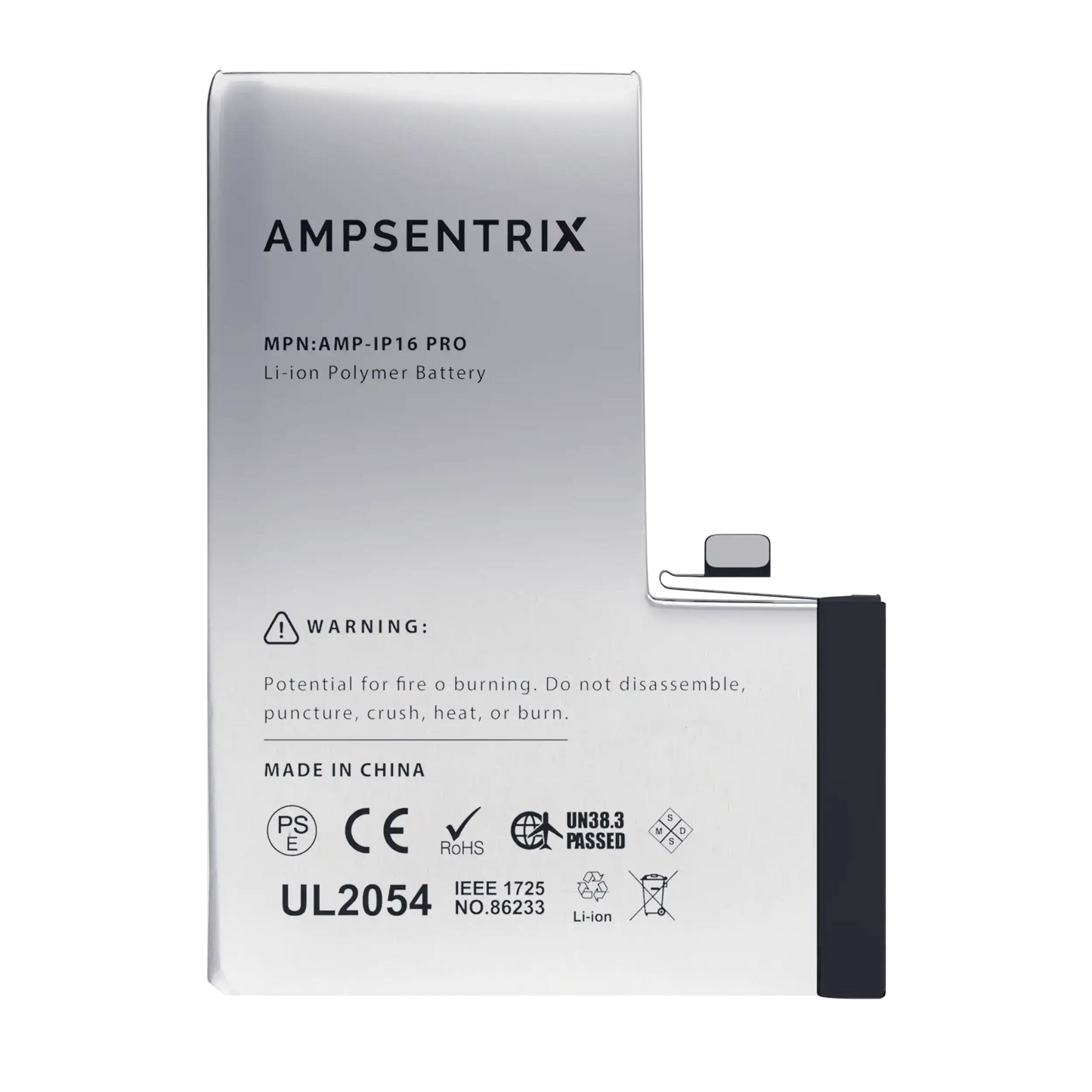 Bateria Ampsentix Basic iPhone 16 Pro