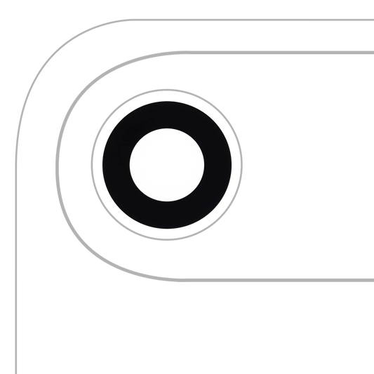 Lente de cámara trasera (solo cristal) con adhesivo para iPhone Air (zafiro auténtico) (Premium)