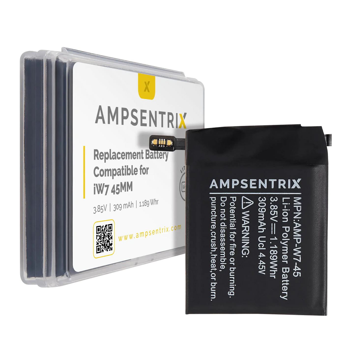 Replacement Battery For Watch Series 7 (45MM) (Ampsentrix)