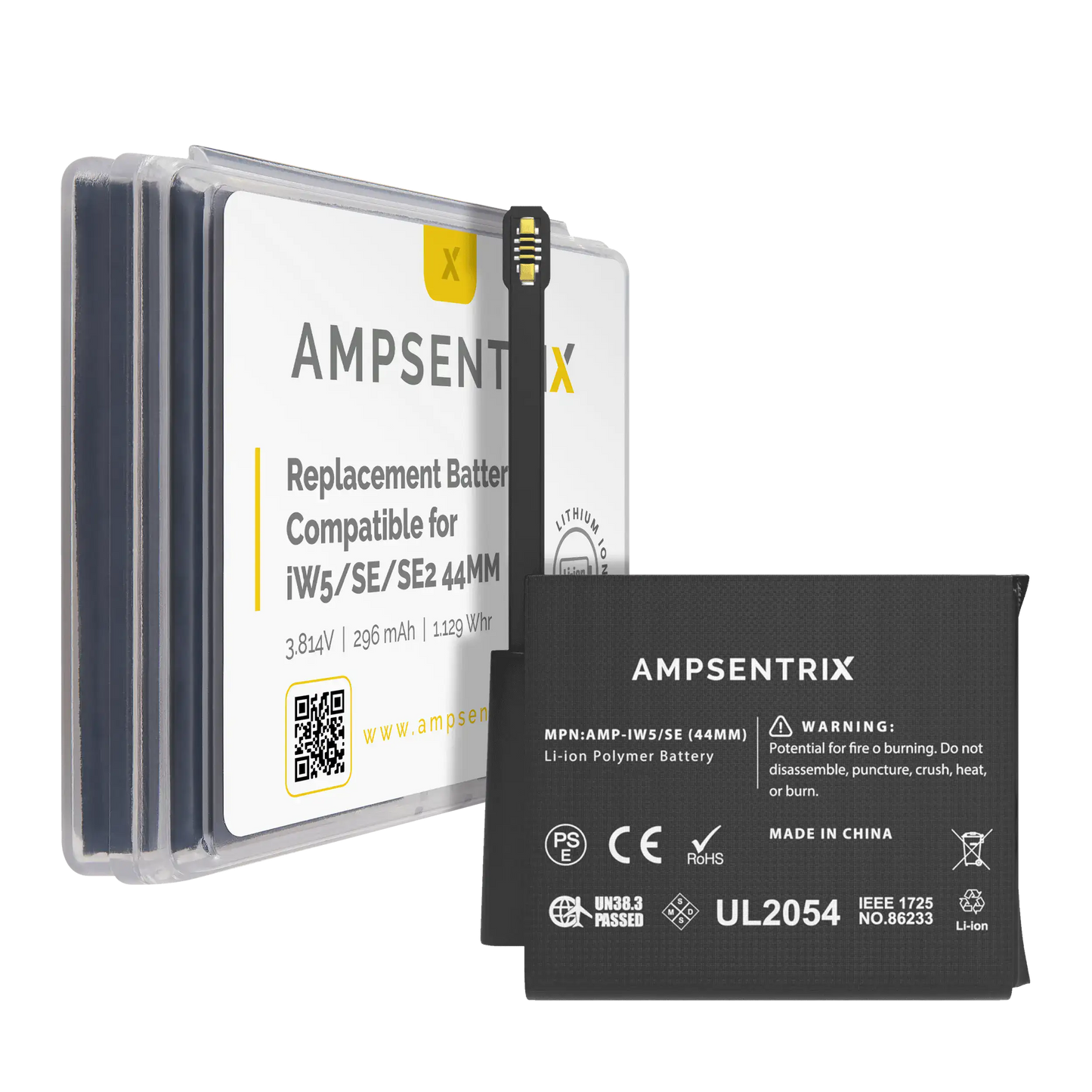 Replacement Battery For Watch Series 5 / SE (1st / 2nd Gen) (44MM) (AmpSentrix Pro)