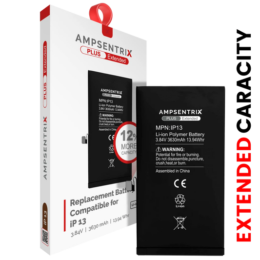 Batería de repuesto para iPhone 13 (AmpSentrix Plus Extended)