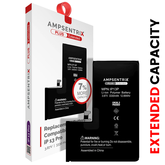 Batería de repuesto para iPhone 13 Pro (AmpSentrix Plus Extended)