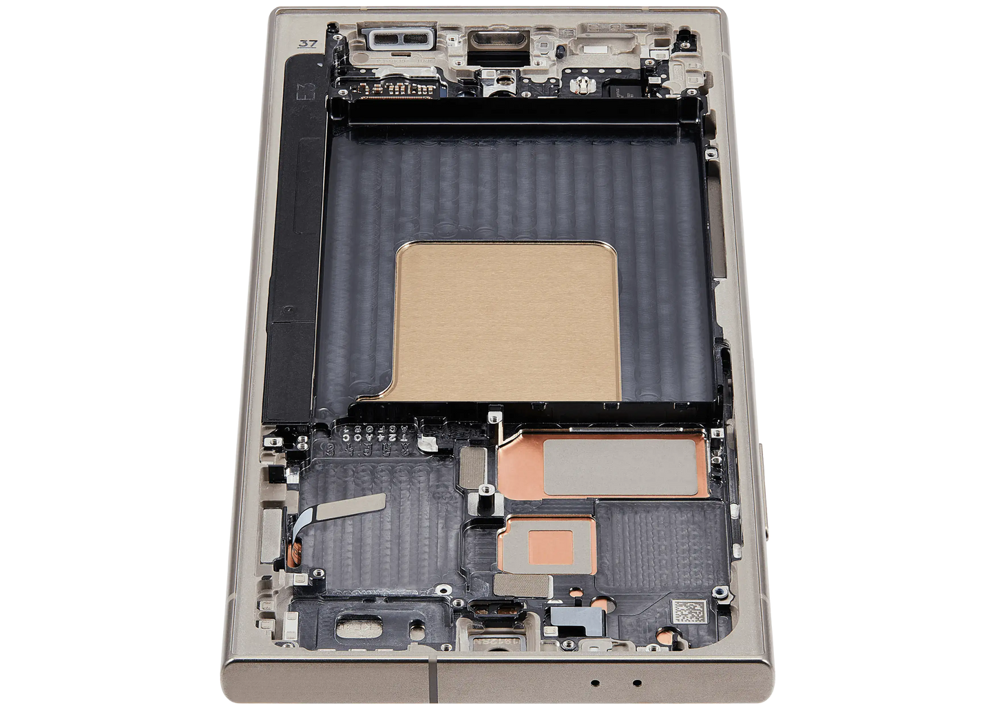 OLED Assembly With Frame For Samsung Galaxy S24 Ultra (Service Pack) (Titanium Gray)