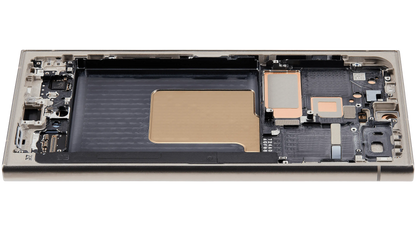 OLED Assembly With Frame For Samsung Galaxy S24 Ultra (Service Pack) (Titanium Gray)
