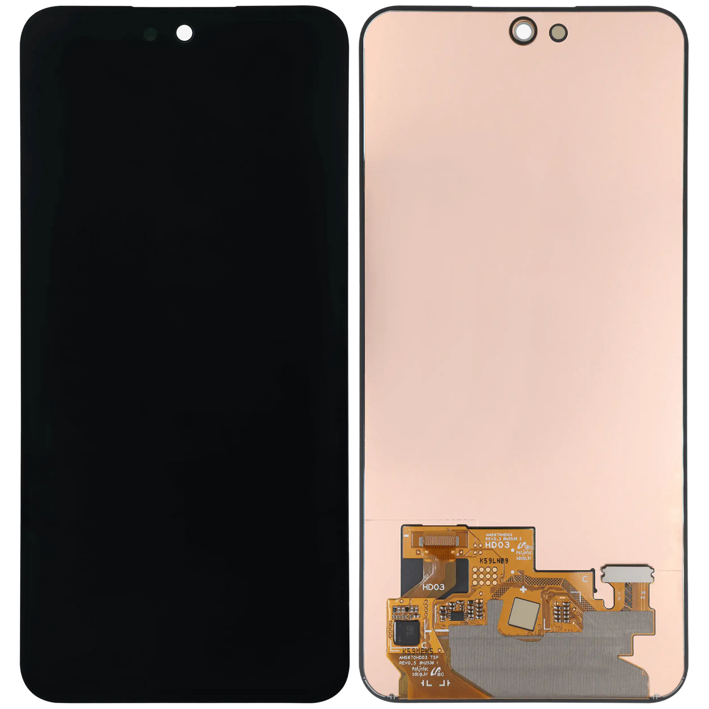 OLED Assembly Without Frame Compatible For Samsung Galaxy A56 5G (A566 / 2025) (Service Pack) (All colors)
