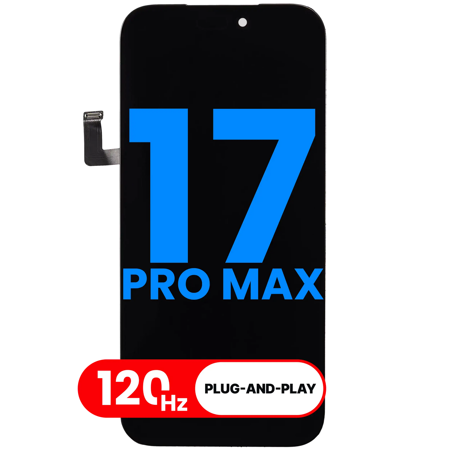 Pantalla LCD para iPhone 17 Pro Max (Repuesto: AQ7 3.0) (120 Hz)