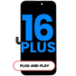 Pantalla LCD para iPhone 16 Plus (Aftermarket: AQ7 3.0) Pantalla de diagnóstico, auto programable