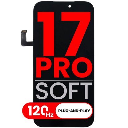 Pantalla OLED para iPhone 17 Pro (Aftermarket Plus: Soft 3.0) (120 Hz)