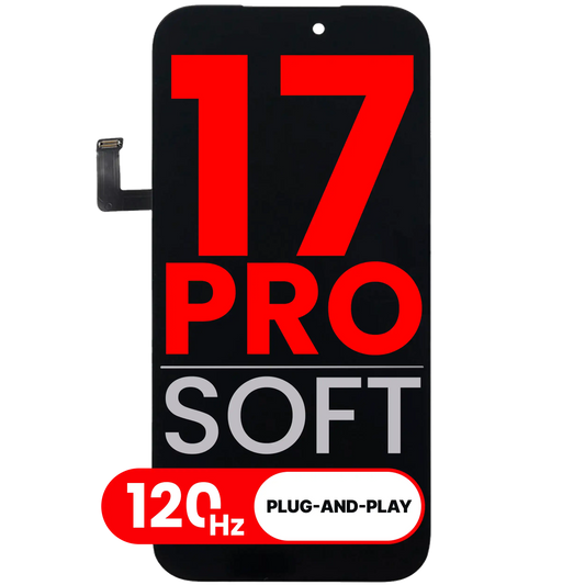 Pantalla Autoprogramable OLED para iPhone 17 Pro (Aftermarket Plus: Soft 3.0) (120 Hz)