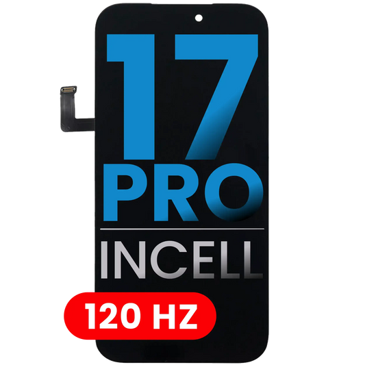 Pantalla LCD para iPhone 17 Pro (Repuesto: AQ7 / Incell) (120 Hz)
