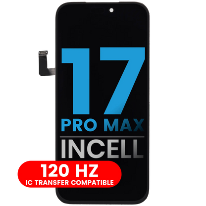 Pantalla LCD para iPhone 17 Pro Max (Repuesto: AQ7 / Incell) (120 Hz)