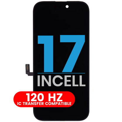 Pantalla LCD para iPhone 17 (Repuesto: AQ7 / Incell) (120 Hz)