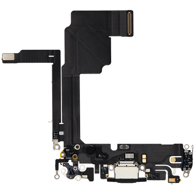 Centro  de carga para iPhone 15 Pro (usado, original) (Titanio negro)