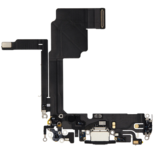 Centro  de carga para iPhone 15 Pro (usado, original) (Titanio negro)
