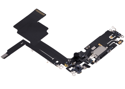 Centro  de carga para iPhone 15 Pro (usado, original) (Titanio negro)