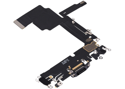 Centro  de carga para iPhone 15 Pro (usado, original) (Titanio negro)
