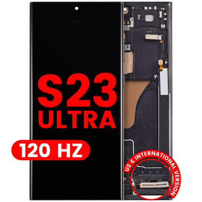 Pantalla Samsung S23 Ultra Oled Con Marco Negro (Am Plus) (120 Hz)