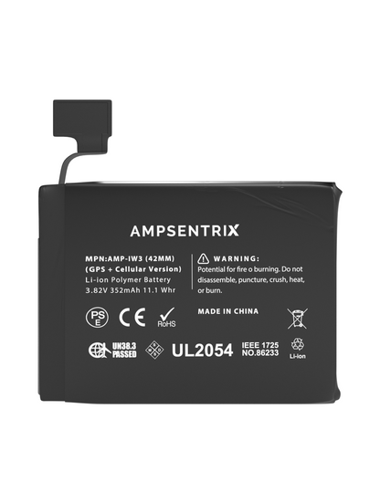 Bateria Ampsentrix Series 3 (42MM) (GPS + Cellular)
