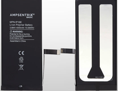 Batería basic de repuesto para iPhone 16e / 17e (AmpSentrix Basic)