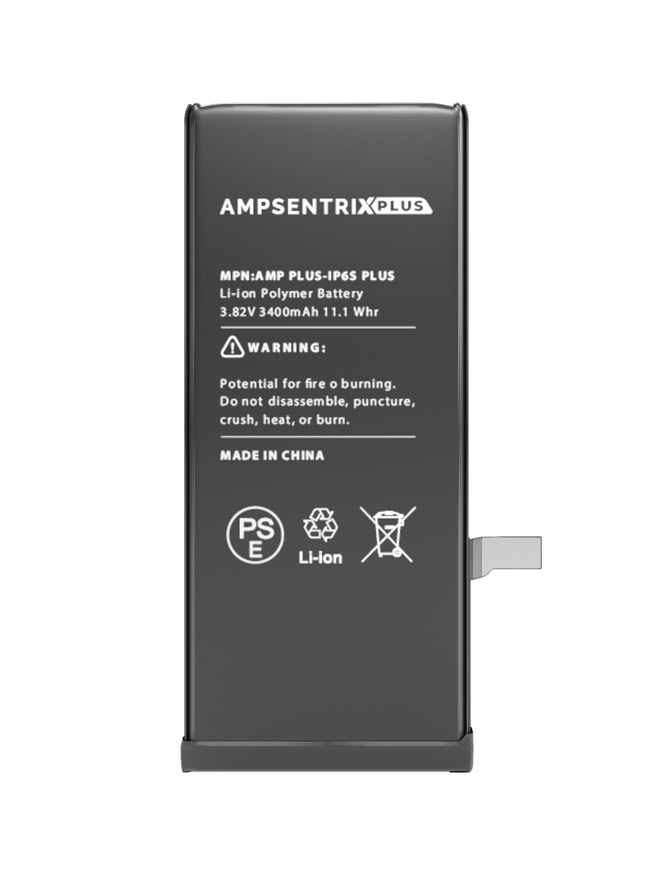 Batería AmpSentrix Cap. Extendida iPhone 6S Plus