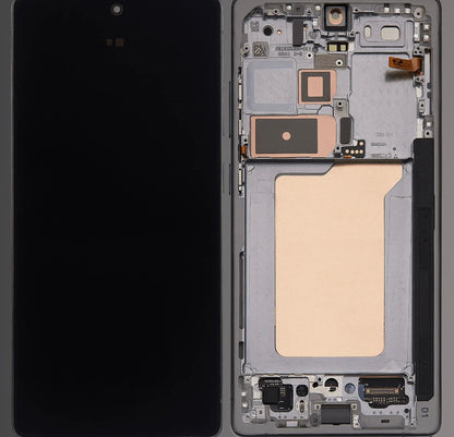 Pantalla OLED con marco para Samsung Galaxy S25 Ultra 5G (EE. UU. e internacional) (Aftermarket Plus) (120 Hz) (Titanio Jet Black)