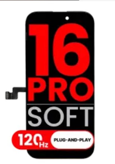 OLED Assambly For IPhone 16 pro (Aftermarket Plus: Soft 3.0) (120 Hz)