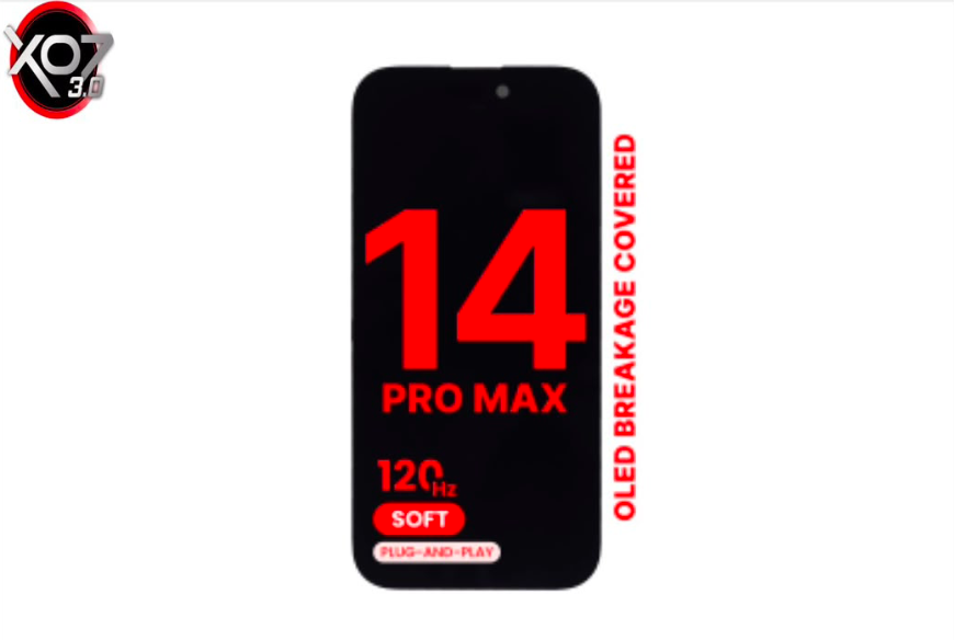 Pantalla  OLED para iPhone 14 Pro Max (Aftermarket Pro: X07 3.0 Soft) (120Hz) pantalla auto programable