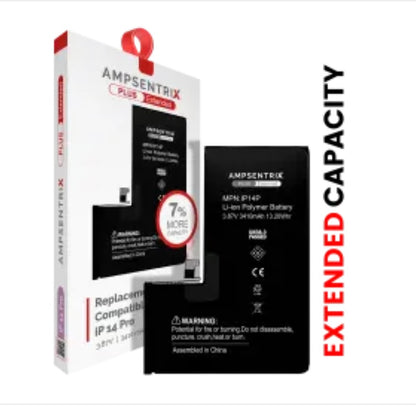 Batería Autoprogramable para iPhone 14 Pro (Ampsentrix , plus Extended)