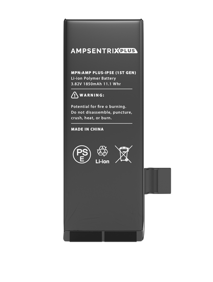 Batería AmpSentrix Cap. Extendida iPhone SE (2016)