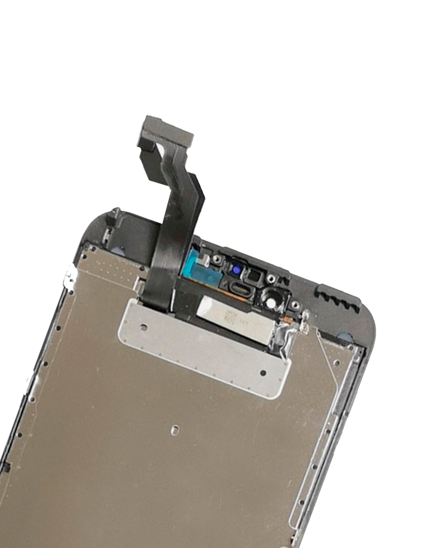LCD Assembly With Steel Plate Compatible For iPhone 6S Plus (Aftermarket Pro: XO7) (Black)